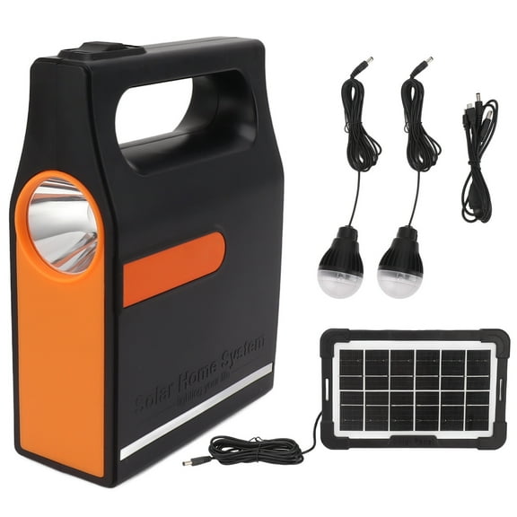 Portable Solar Powered, Solar Power Generators, Portable Power Station with Flashlight for Home Backup Emergency Outdoor Camping