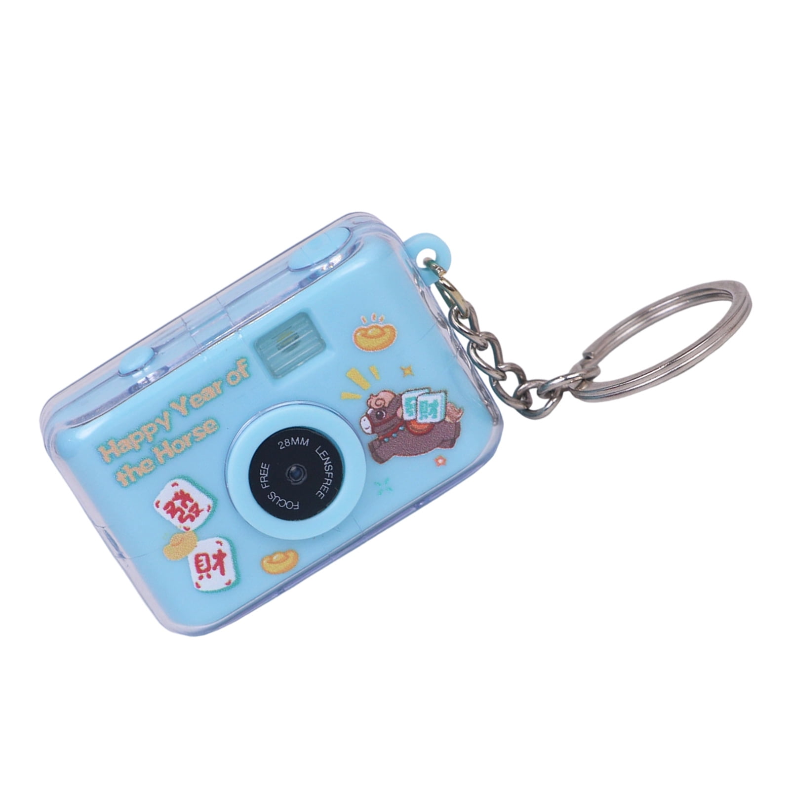 Portable Sound-Activated Camera Keychain with LED Lights & Glowing ...