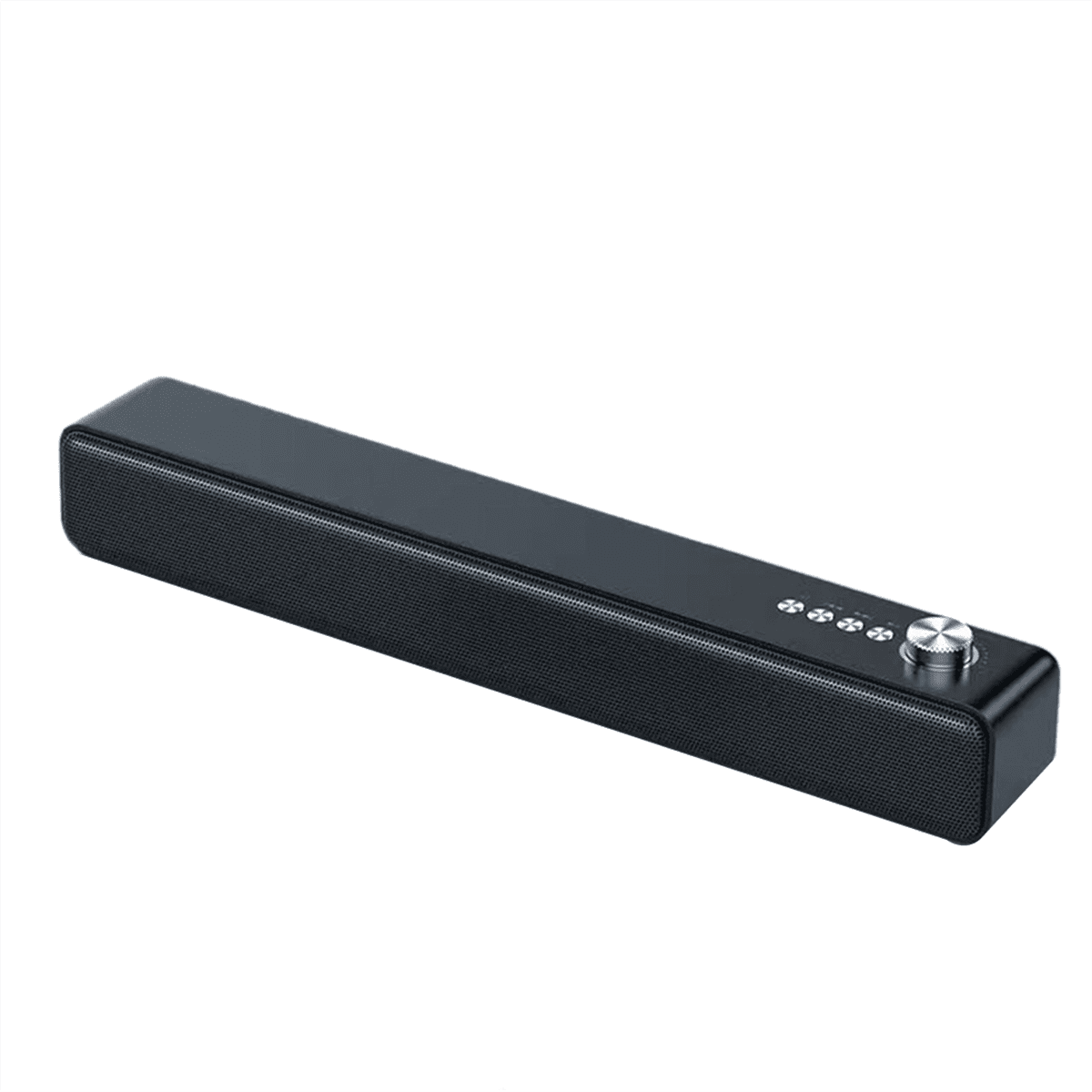 Portable Sound Bar Computer Speakers AUX Wired Wireless Bluetooth Speaker PC/TV Home Theater System 4D Stereo Surround-A,1 x Bluetooth Speaker 1 x USB Cable 1 x Audio Cable 1 x English manual,Black