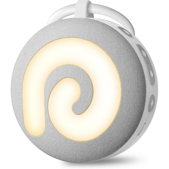Portable Sound Machine Baby - D11 White Noise Machine for Baby Sleeping with Night Light, White Noise, Lullaby, Nature Sounds, Child Lock, USB Rechargeable Sound Machine for Travel Nursery