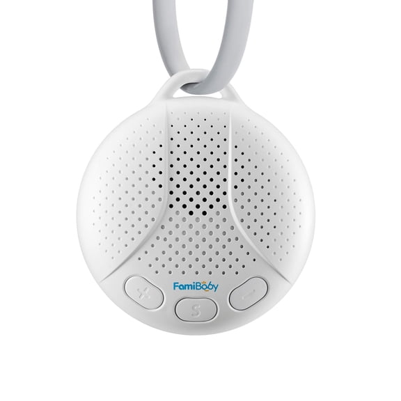 Portable Sound Machine for Baby - White Noise Machine with Night Light for Nursery | 16 Soothing Sounds | Shush | Travel | Registry Gift | Sleep Soother | Baby Shower