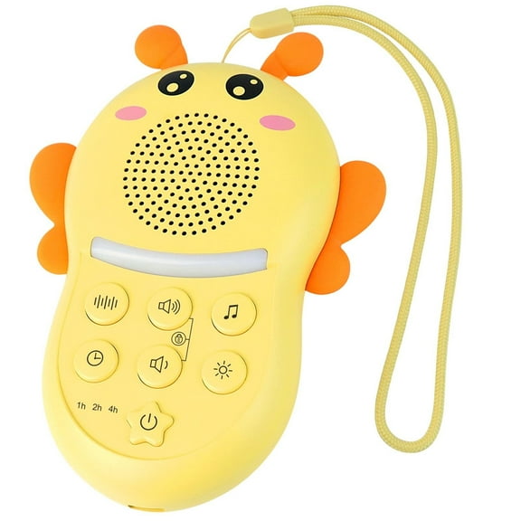 Portable Sound Machine for Baby,White Noise Sound Machine for Babies and Kids,Rechargeable Lullaby Machine with Light,Travel Sound Machine for Sleep,Great for Baby Registry Gift