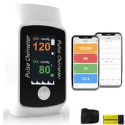 Portable SpO2 Heart Rate Monitor with Pulse Wave Blood Pressure Trend Estimate for Sports & Aviation, Not for Medical Use