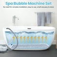 thumbnail image 1 of Portable Spa Bubble Bath Mat with Remote & 6 Adjustable Bubble Settings, 1 of 8