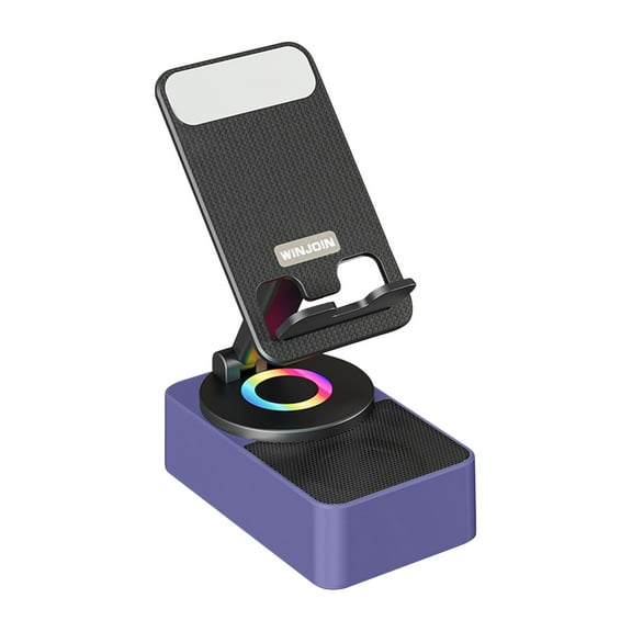 Portable Speaker 2023 New Stand Audio 2-in-1 Rotating Foldable Lazy Live Desktop Tablet Stand Multifunctional Speakers Bluetooth Wireless