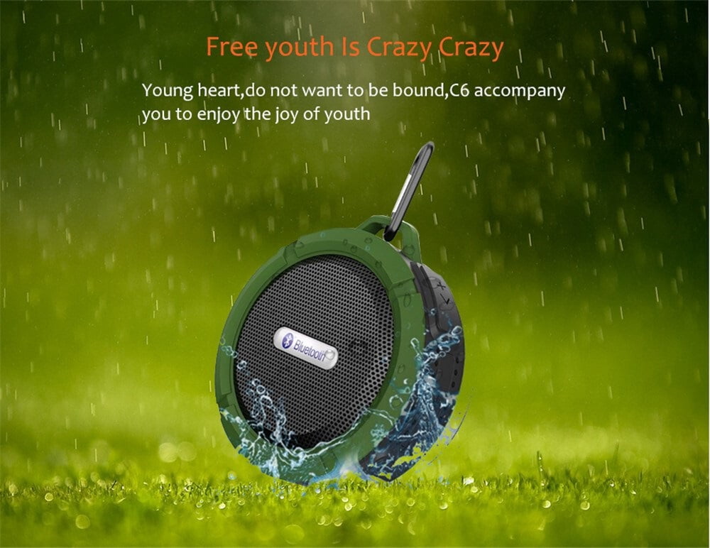 Portable Speaker Bluetooth Outdoor Wireless Music Speaker Subwoofer ...
