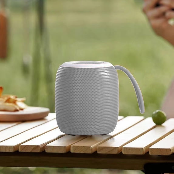 Portable Speaker Wireless Bluetooth Speaker Wireless Bluetooth Speaker, Portable Mini Speaker with Enhanced Bass, Small Outdoor Bluetooth Speaker for Car, Home, Travel, Desktop, Gray