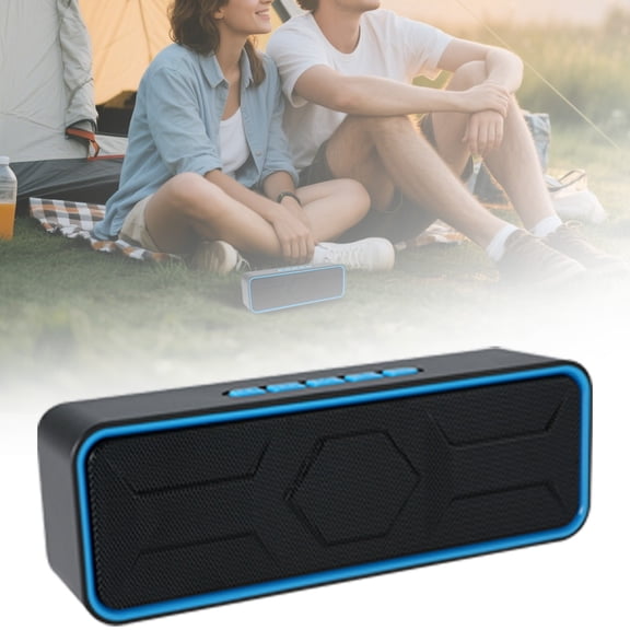 "Portable Speaker With Powerful Sound Design 20 Hour Battery Life Perfect For Outdoor Activities"