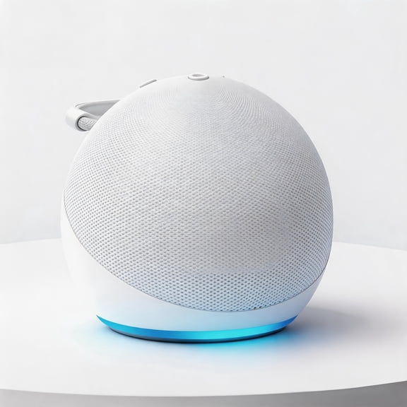 Portable Spherical Wireless Bluetooth Speaker with Bottom RGB Light Ring Wireless Subwoofer TWS Pairing High Fidelity Sound Mini Smart Speaker for Party Camping Travel Ideal Mother’s Day Easter Gift