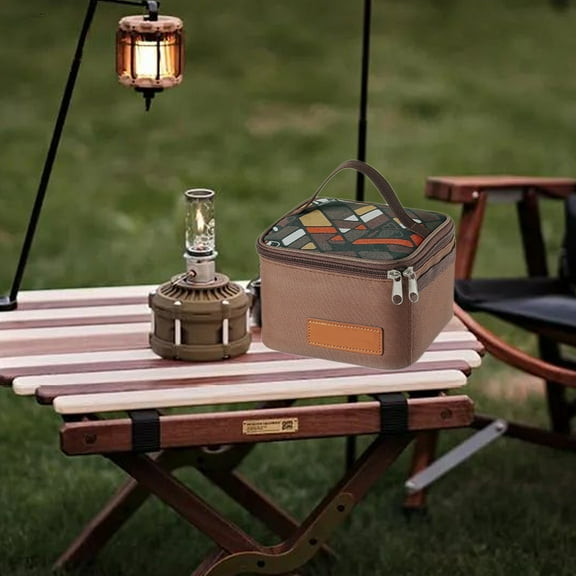 Portable Spice Bag ,Canvas Seasoning Storage Bag Organizer, Seasoning Bottle Holder with Mini Condiment Bottle, Condiment Container Set for Outdoor Camping BBQ Picnic