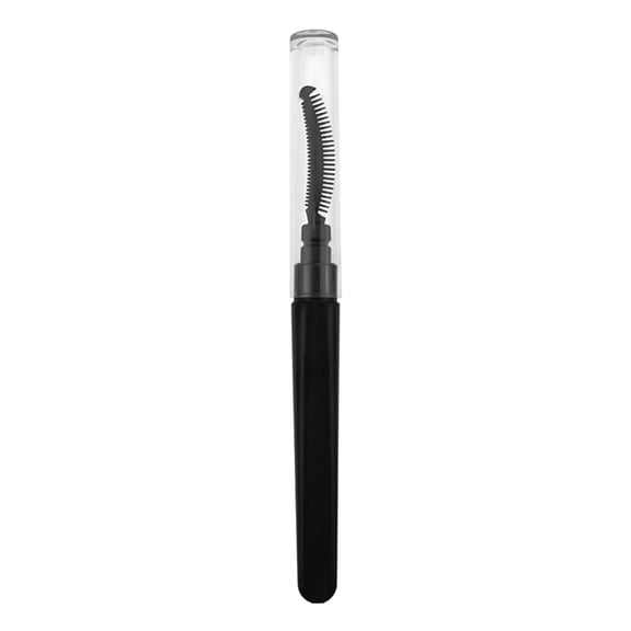 Portable Spiral Eyebrow Brush With Cap & Eyelash Comb Makeup Tool For Precision Application