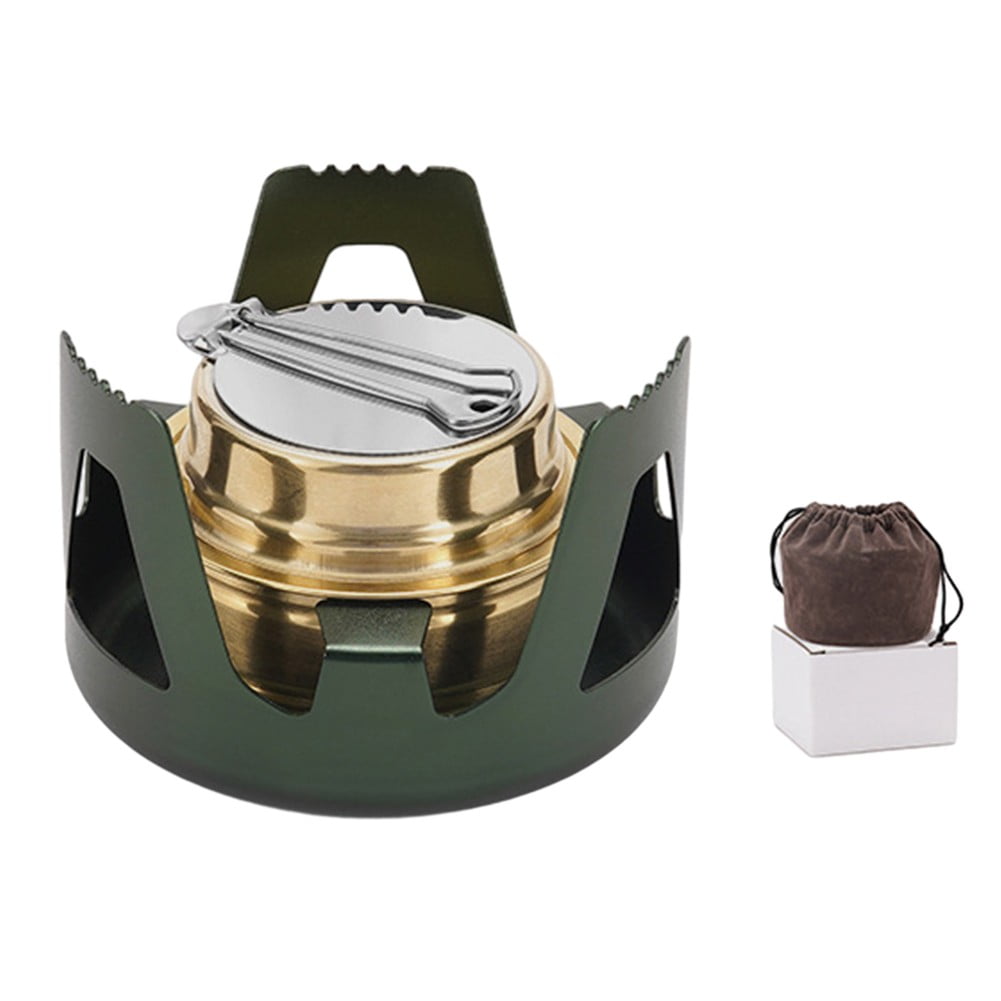 Portable Spirit Burner Alcohol Stove Camping Picnic Windproof Spirit