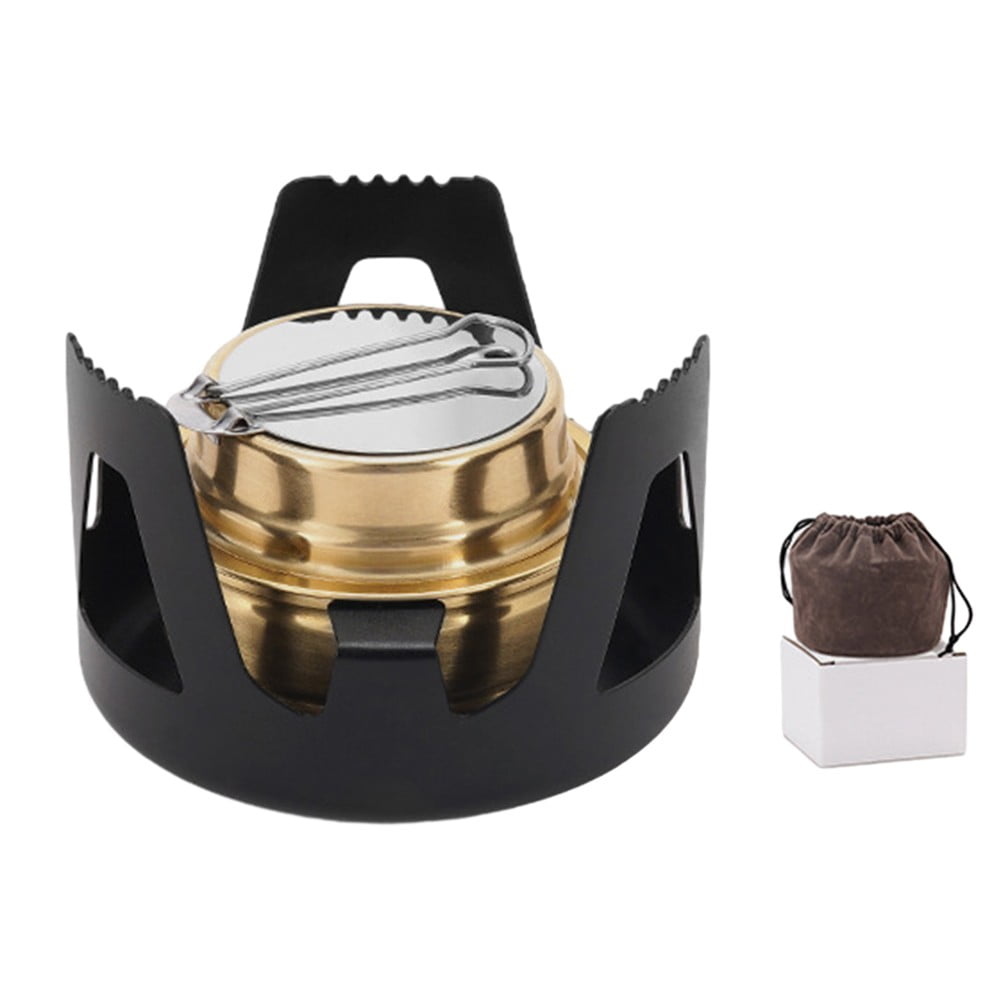 Portable Spirit Burner Alcohol Stove Camping Picnic Windproof Spirit
