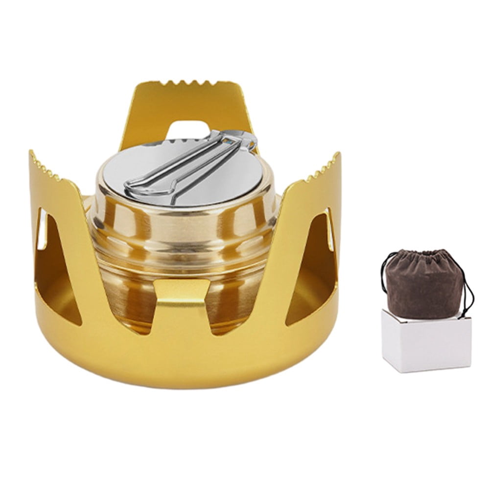 Portable Spirit Burner Alcohol Stove Camping Picnic Windproof Spirit