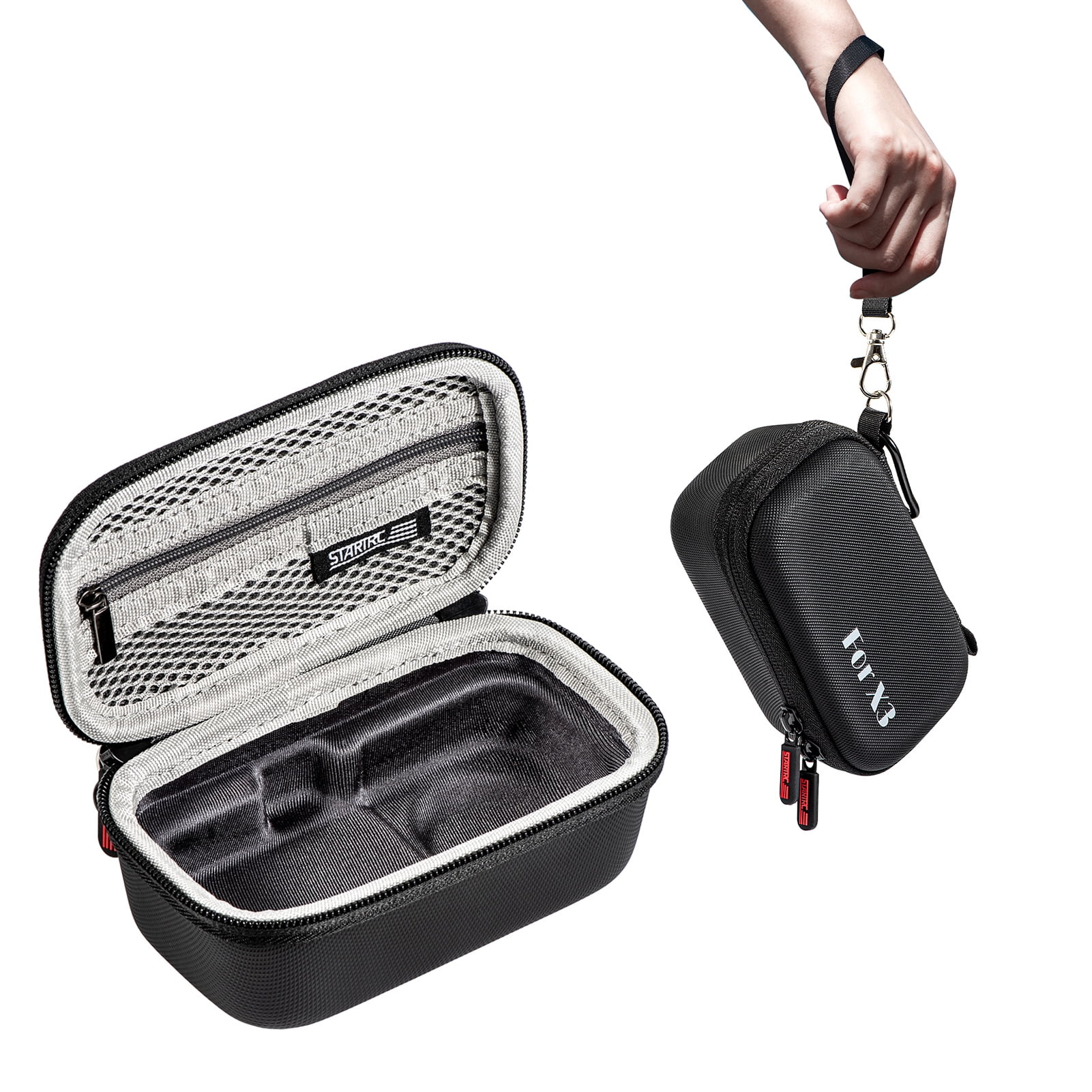 Portable Sports Storage Bag Small Carrying Case Hardshell Protective