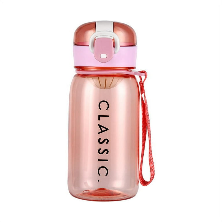 Portable Clear Plastic Water Bottle With Handle, Ideal For Sports