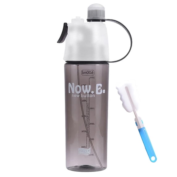 Portable Spray Water Bottle for Outdoor Sports Summer One Click Mist Hydration Solution for Hiking Running Activities