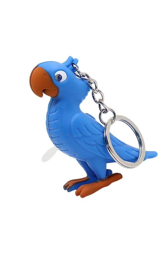 Portable Squeeze Activated Bird Keychain With LED Lighting Unique Key Rings Accessory For Dark Environment Visibility