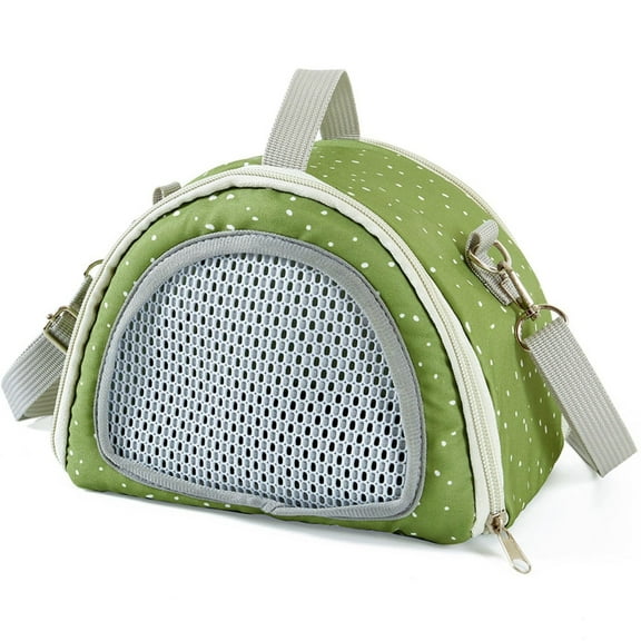 Portable Squirrels Shoulder Bag Adjustable Strap Pet Outing Carriers Secure Zippers Design For Hedgehogs Gerbil Hamster