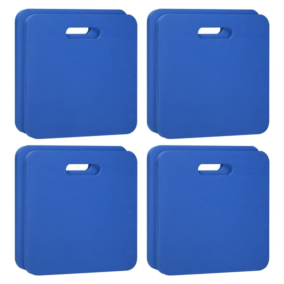 Portable Stadium Bleacher Seat Pad EVA Foam Cushion Outdoor Seating Kneel Mat, Blue 8 Pack