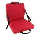 thumbnail image 1 of Portable Stadium Seat Cushion with Backs Folding Bleacher Seats Cushion red, 1 of 8