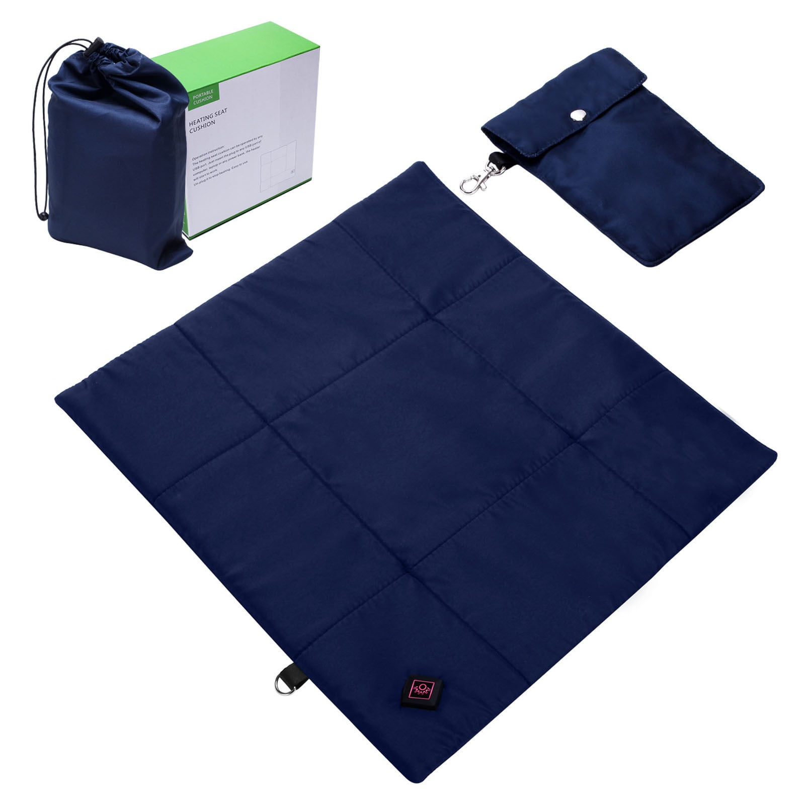 Portable Stadium Seat Heated Seat Cushion Extra Wide Heated Stadium Seat Upgraded 3 Speed Heated Cushion