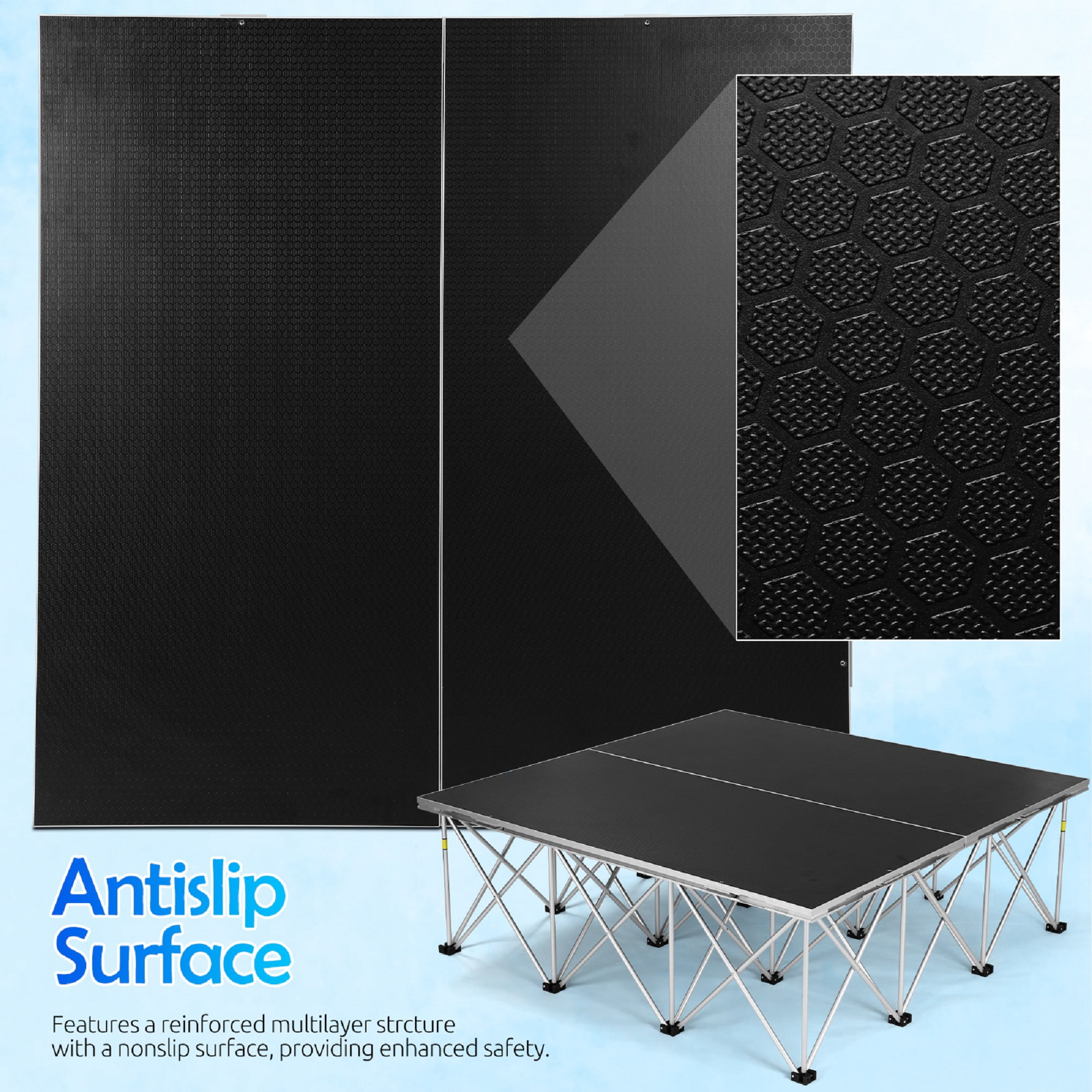 Collapsable Support System Portable Stage Platforms Foldable Small Stage Platform Aluminum Alloy ...