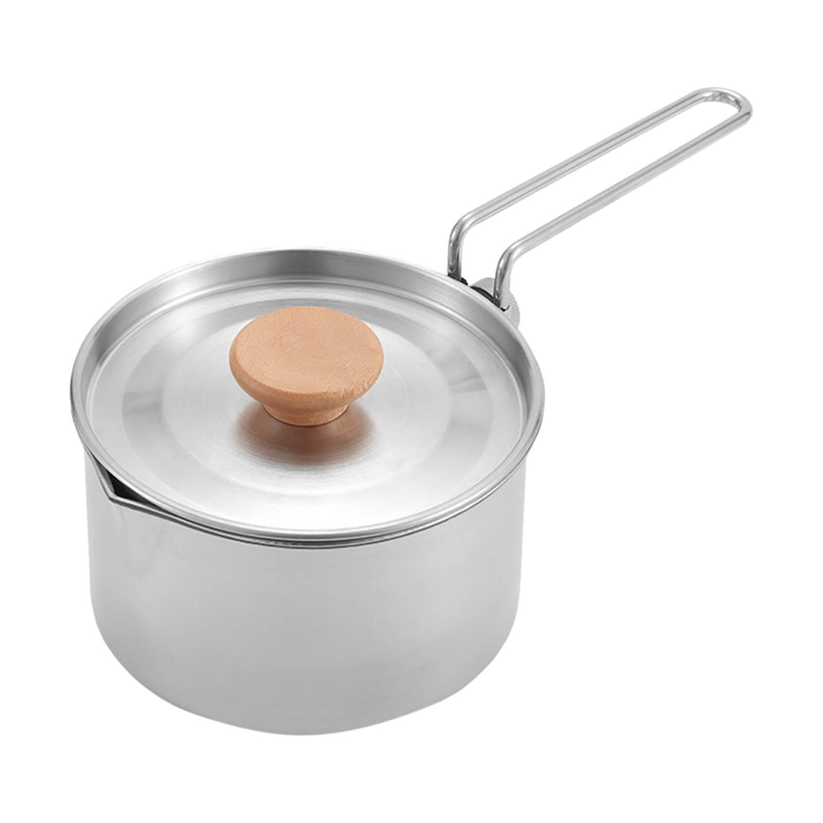 1pc Stainless Steel Mini Sauce Pot, Cooking Sauce Cup With Handle, Sauce  Cooking Pot For Home Restaurants, Grocery Stores, Banquets, Outdoor Picnics