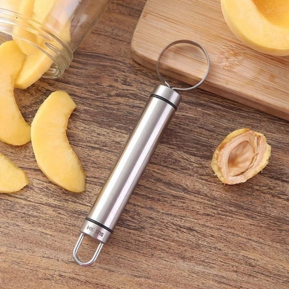 Portable Stainless Steel Fruit Pitter Peach Apple Pears Core Remover Vegetable Peeler Kitchen Gadgets
