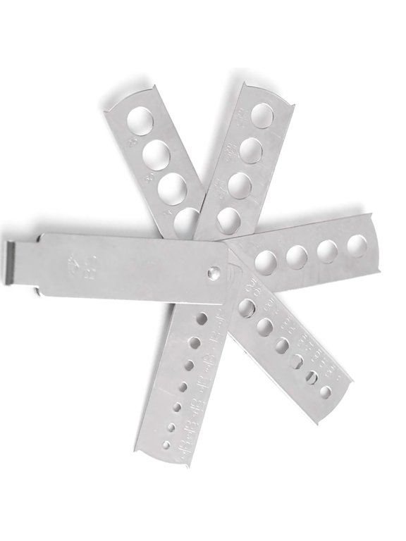 Portable Stainless Steel Gem Measuring Tool Fine Workmanship, Economical and Practical for Jewelry