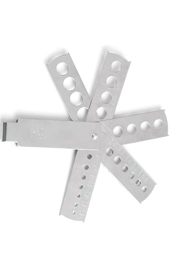 Portable Stainless Steel Gem Measuring Tool Fine Workmanship, Economical and Practical for Jewelry