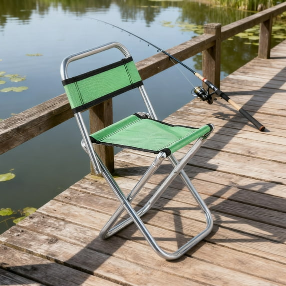 Portable Stainless Steel Outdoor Folding Chair for Fishing/Barbecue/Camping