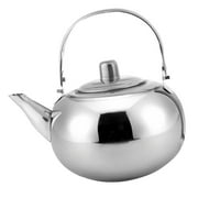 Portable Stainless Steel Tea Kettle Water Pot Teapot Coffee Camping Hiking BBQ 1L