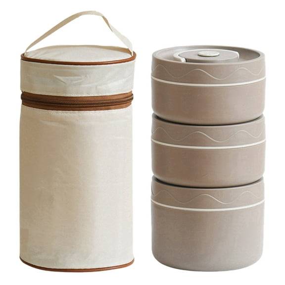 Portable Stainless Steel Thermal Lunch Container - Food Warm Bento for Efficient Meal Storage and Eating