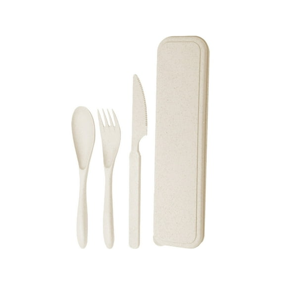 Portable Stainless Steel Travel Utensils Set with Case, Lightweight Reusable Cutlery for Camping, Hiking, Picnic, Outdoor Adventure, and Everyday Dining