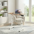 thumbnail image 1 of Portable Standing Desk with Adjustable Height - Rolling Laptop Table, 1 of 9