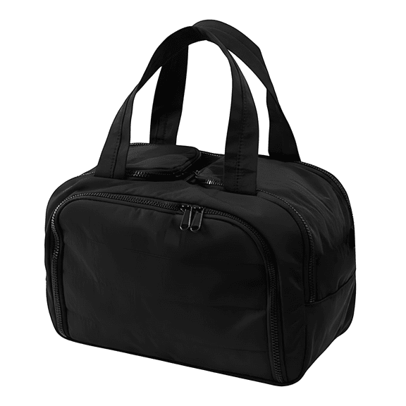 Portable Standing Makeup Bag, Travel Toiletry Bag with Multiple Compartments, Full Open Design, Large Capacity,Makeup Organizer Travel Bag for Cosmetics, Toiletries