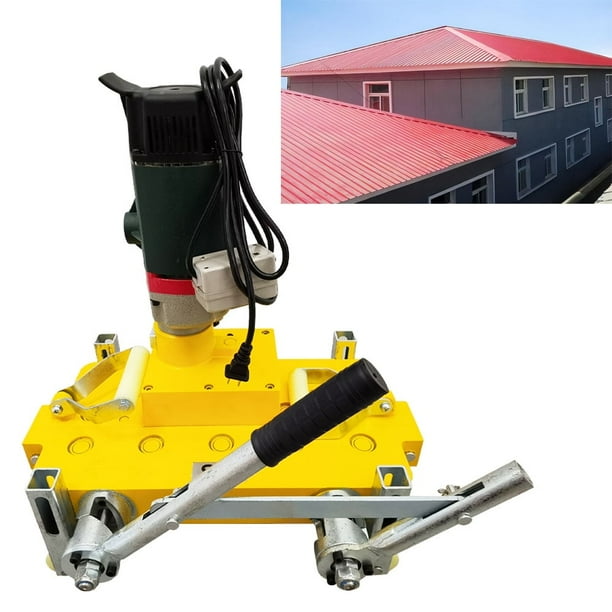 Portable Standing Seam Metal Roof Machine 360° Seam Roof Panel Roll Forming Machine 220V