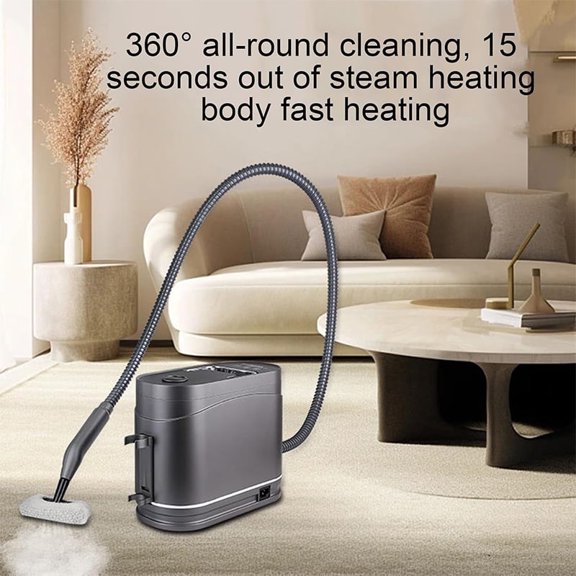 Portable Steam Cleaner 120 High-Temperature with 1.2L Tank & Multi Nozzles