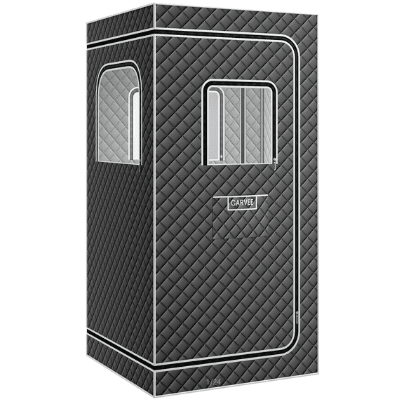 Portable Steam Sauna Tent for Home - 4L 1500W Fast Heating, Foldable with Aluminum Lining & 600D Oxford Fabric