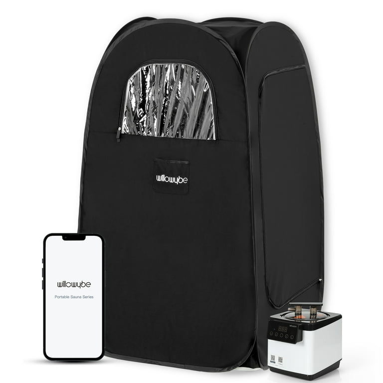 willowybe スチームサウナ AP-01 Willowybe Portable Steam Sauna, Bluetooth Control, Foldable Chair