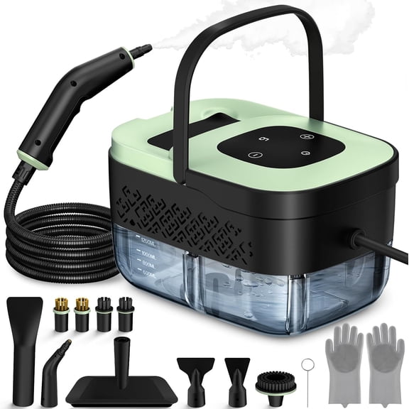 Portable Steamer for Cleaning, 6-Level Adjustable and 15s Heat-Up