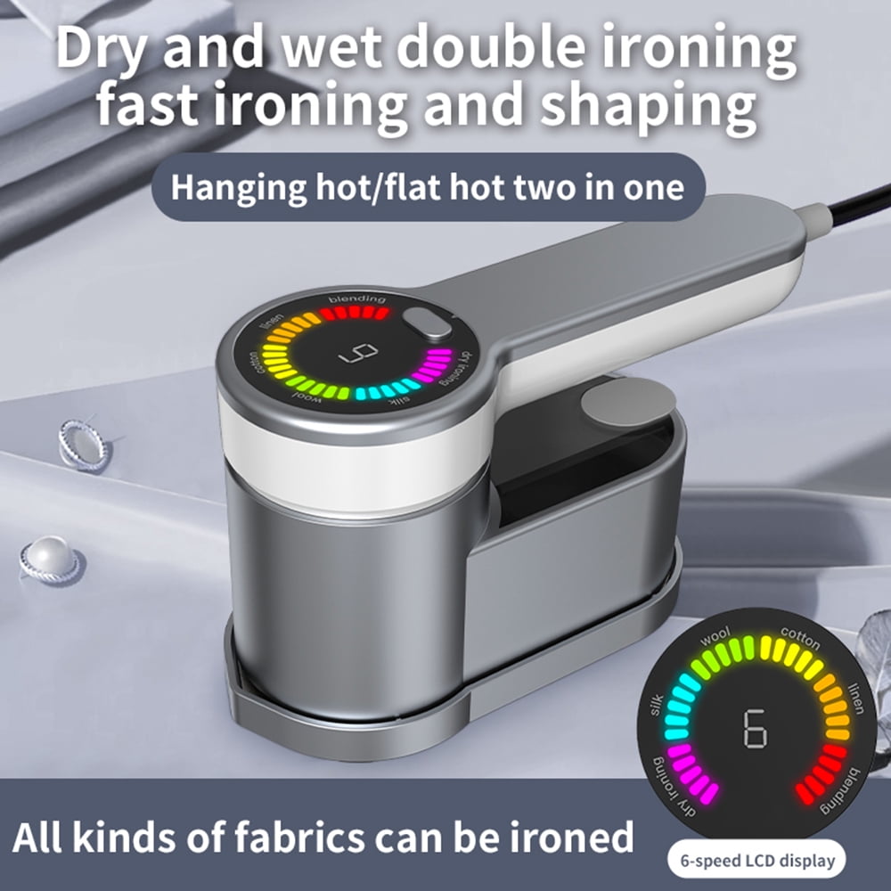 Portable Steamer for Clothes, Handheld Steamer Iron,Ironing Steaming 2 in 1,10s Fast Heating 360° Rotating Nozzle for Home, Dorm, Travel