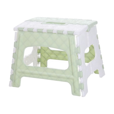 Portable Step Stool Plastic Collapsible Child Chair Non\-sliping Shower Sitting Stool green