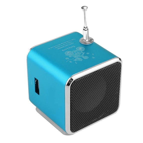 Portable Stereo Bluetooth Speakers FM Radio Clear Bass Dual Track Speaker TF Card USB Music Player TDV26 Mini Subwoofer Stereo Speaker FM Radio Music Player with Antenna