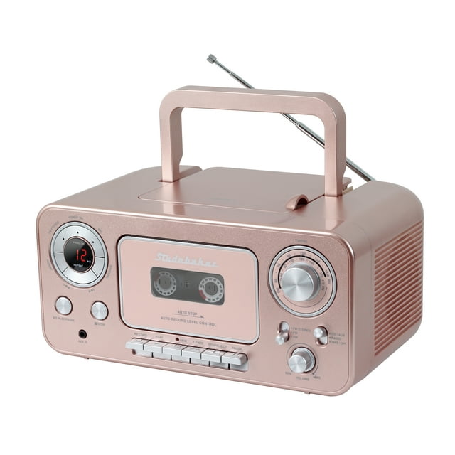 Portable Stereo CD Player with AM/FM Radio and Cassette Player/Recorder