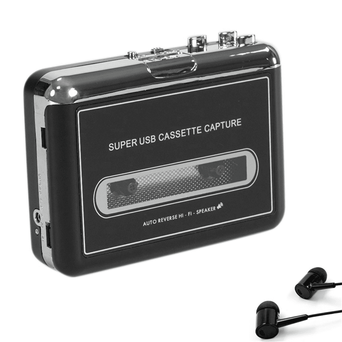 Portable Stereo USB Cassette Player Cassette Tape to MP3 Converter