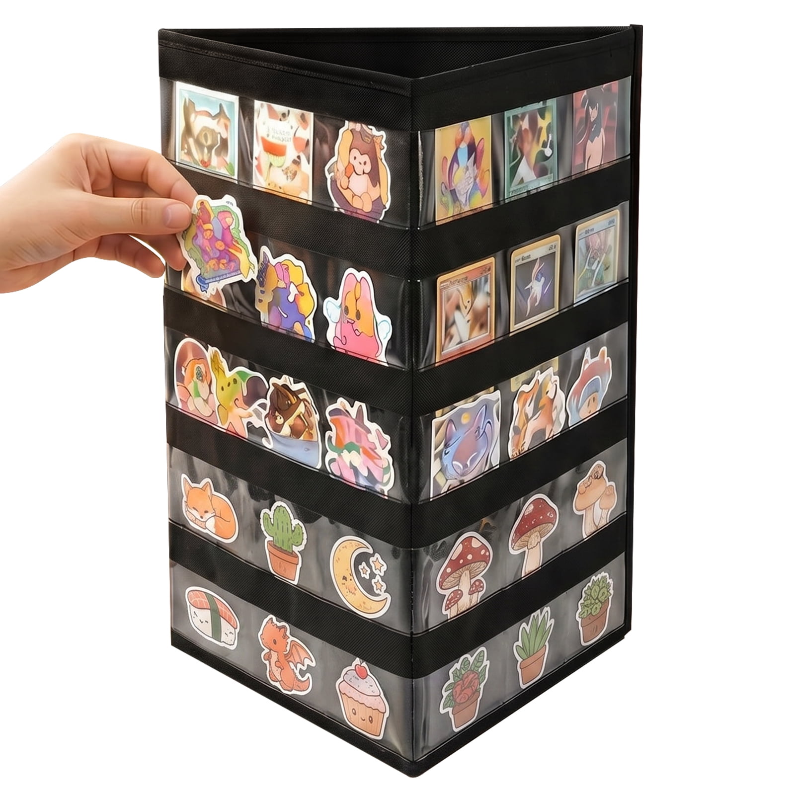 Portable Sticker Display Stand for Vendor Big 4'' Stickers,5 Layers and ...