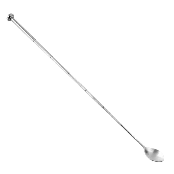 Portable Stirring Spoon Swizzle Heat Resistant Retractable Spoon Serving Spoon Telescopic Spoon for Cocktail Party Kitchen