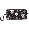 thumbnail image 1 of Portable Storage Bag 7.9×3.5×2.4in Simple Design Convenient Storage And Finishing Bag Light Body Can Be Used As A Cosmetic Bag Storage Bag Weird Skull Head, 1 of 8